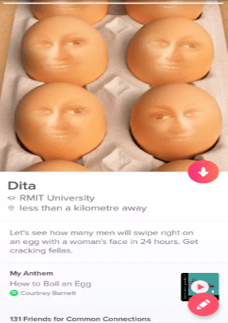 tinder egg